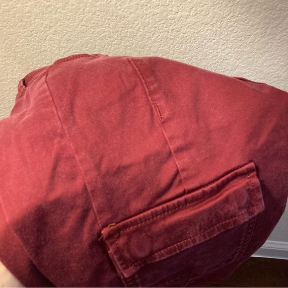 Maroon Skinny Jeans Cargo Pockets Old Navy Jeggings Size 2 - Picture 7 of 7